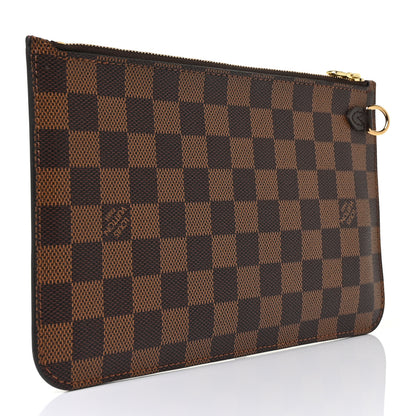 Louis Vuitton Damier Ebene Neverfull MM GM Pochette 3 of 8