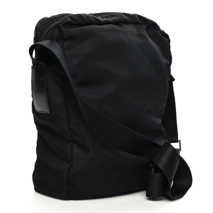 Prada Nylon Flat Messenger Bag Black 3 of 10