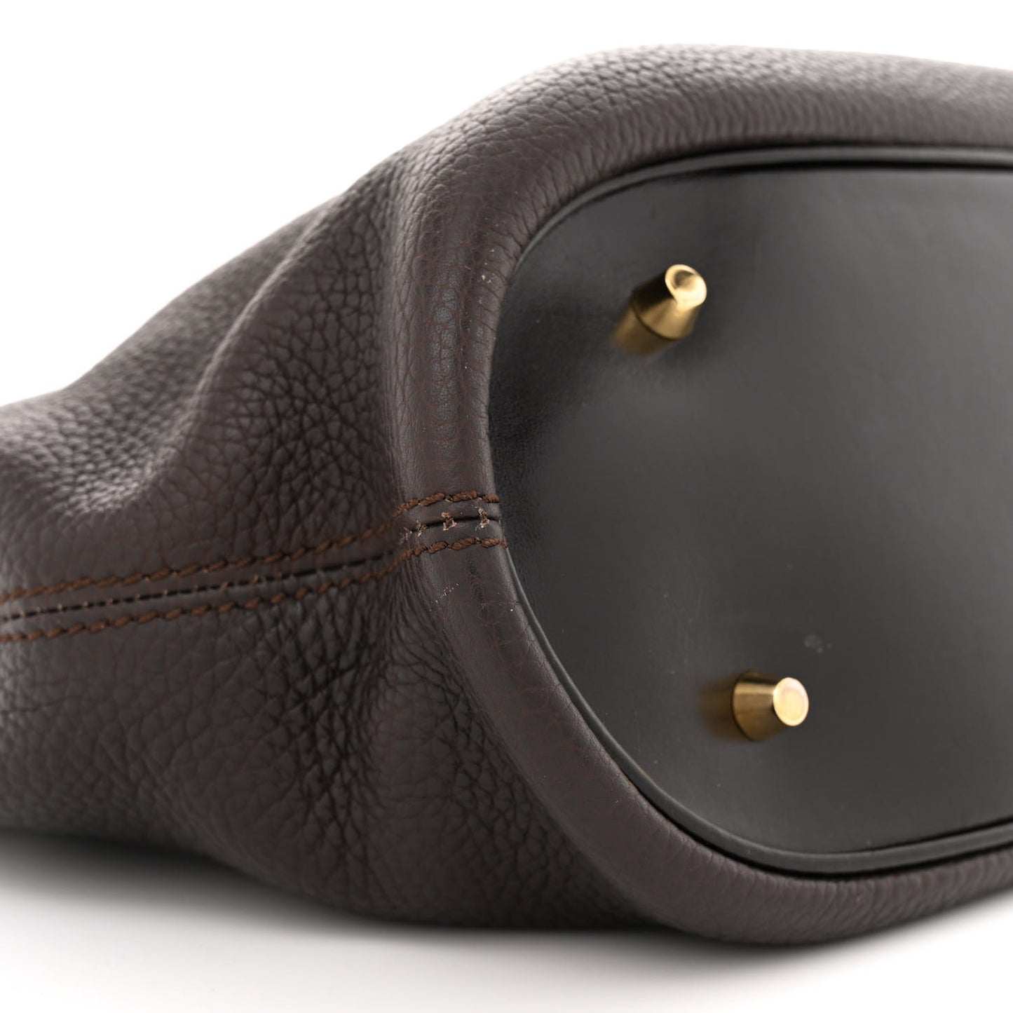 London Grainy Calfskin Medium Baynard Tote Brown