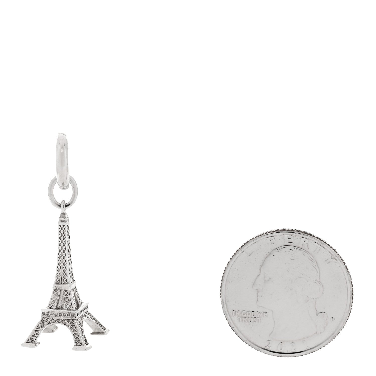 Tiffany Sterling Silver Eiffel Tower Charm 2 of 4