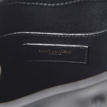 Saint Laurent Smooth Calfskin Small Talitha Bucket Bag Black 5 of 12