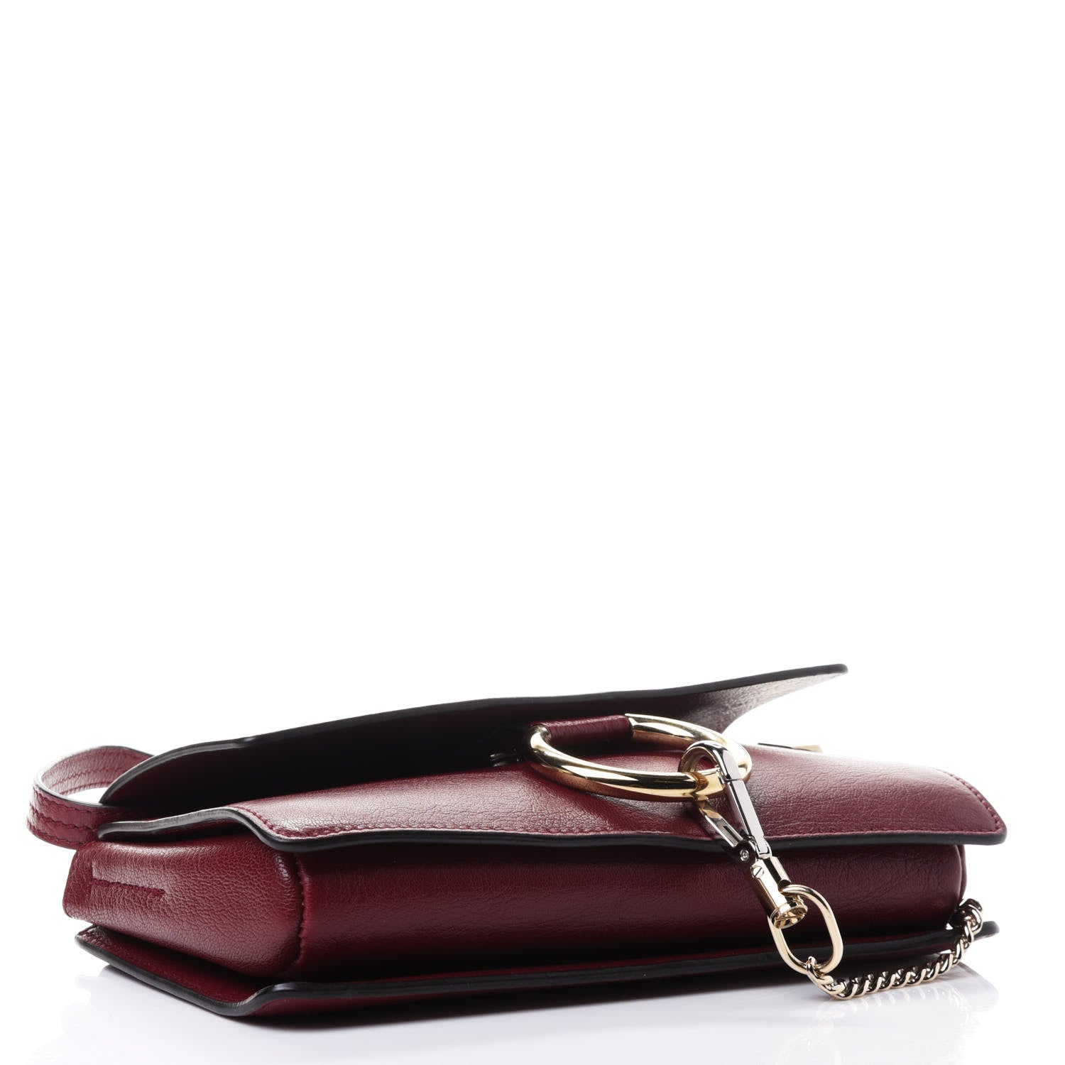 Chloe Goatskin Small Faye Shoulder Bag Sienna Red 3 of 4