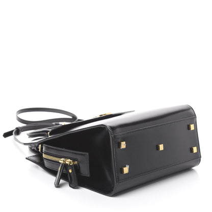 Saint Laurent Shiny Calfskin Small Uptown Tote Black 3 of 8