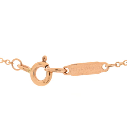 Tiffany 18K Rose Gold Atlas Open Pendant Necklace 4 of 6