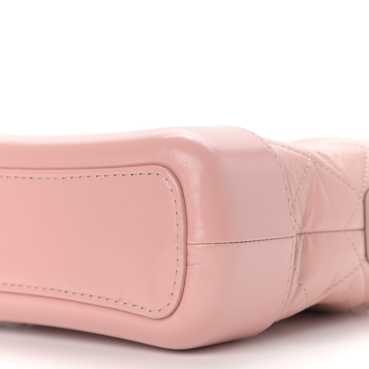 Chanel Aged Calfskin Quilted Small Gabrielle Hobo Pink 9 of 9
