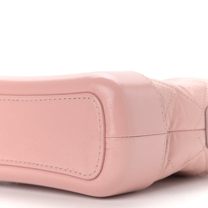 Chanel Aged Calfskin Quilted Small Gabrielle Hobo Pink 9 of 9