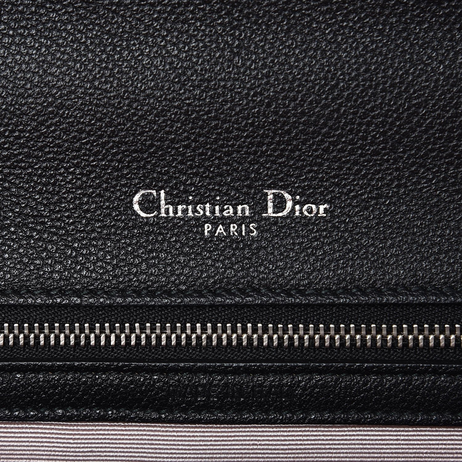 Christian Dior Grained Calfskin Medium Diorama Flap Bag Black 7 of 8