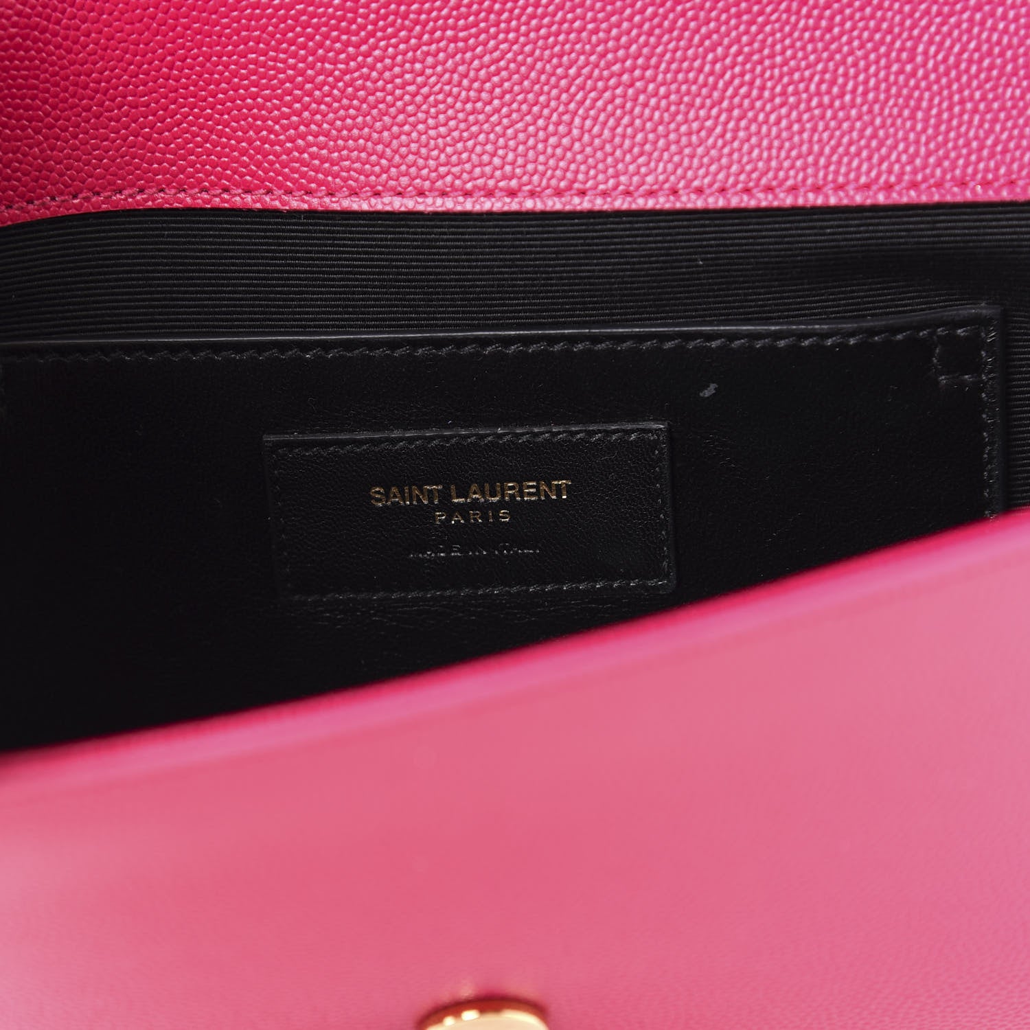 Saint Laurent Grain De Poudre Classic Monogram Cassandre Clutch Lipstick Fuchsia 6 of 6