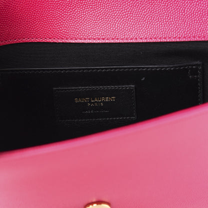 Saint Laurent Grain De Poudre Classic Monogram Cassandre Clutch Lipstick Fuchsia 6 of 6