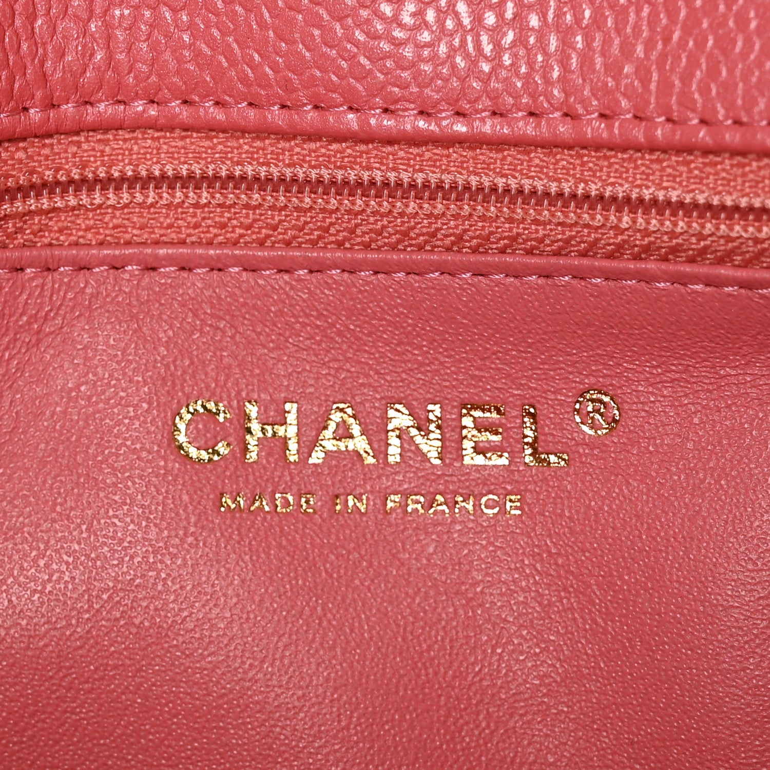 Chanel Caviar Quilted Flap Clutch Pink 6 of 7