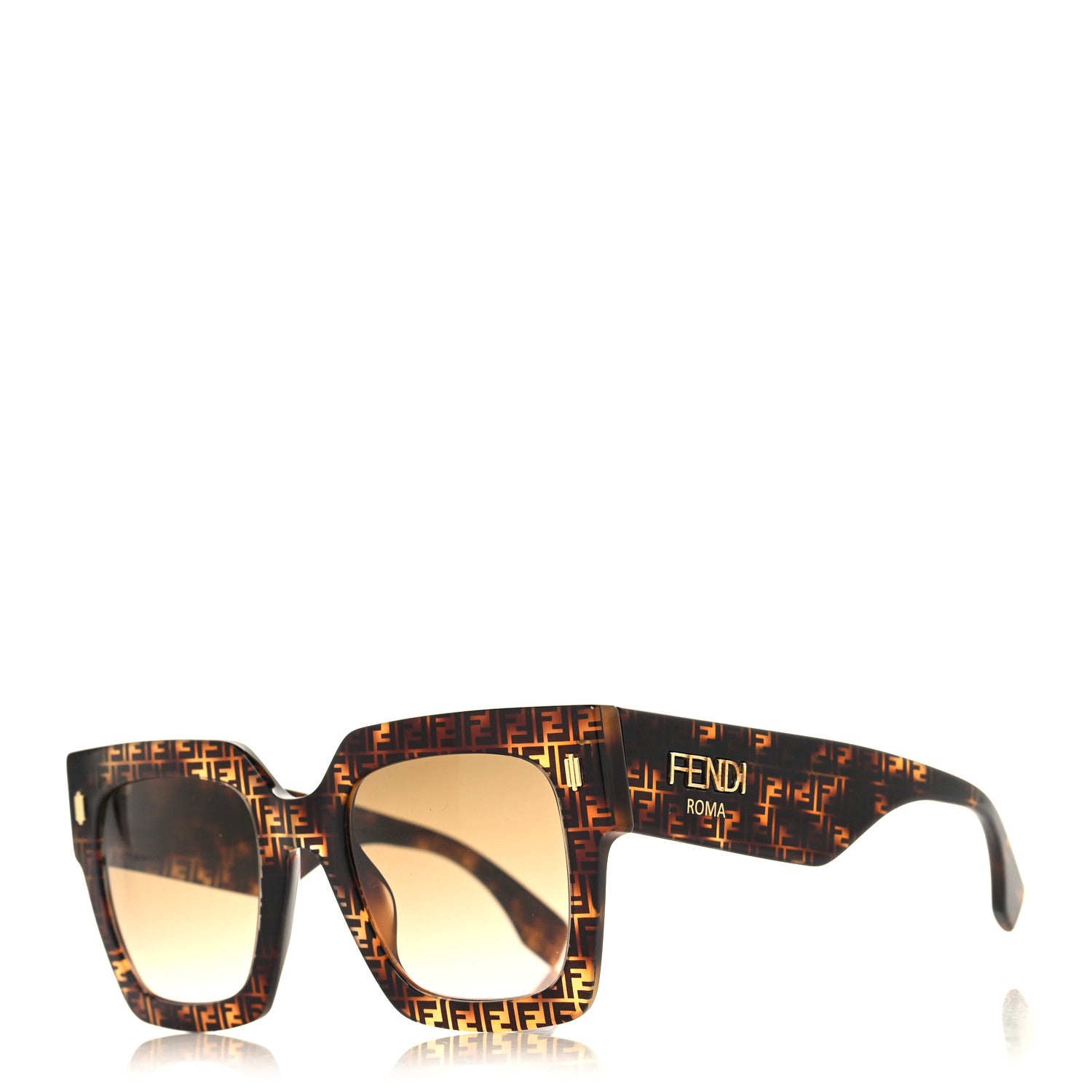 Fendi Acetate FF Sunglasses FF 0457/G/S Havana 1 of 7