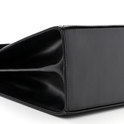 Salvatore Ferragamo Brushed Off Calfskin Small Iconic Top Handle Black 8 of 9