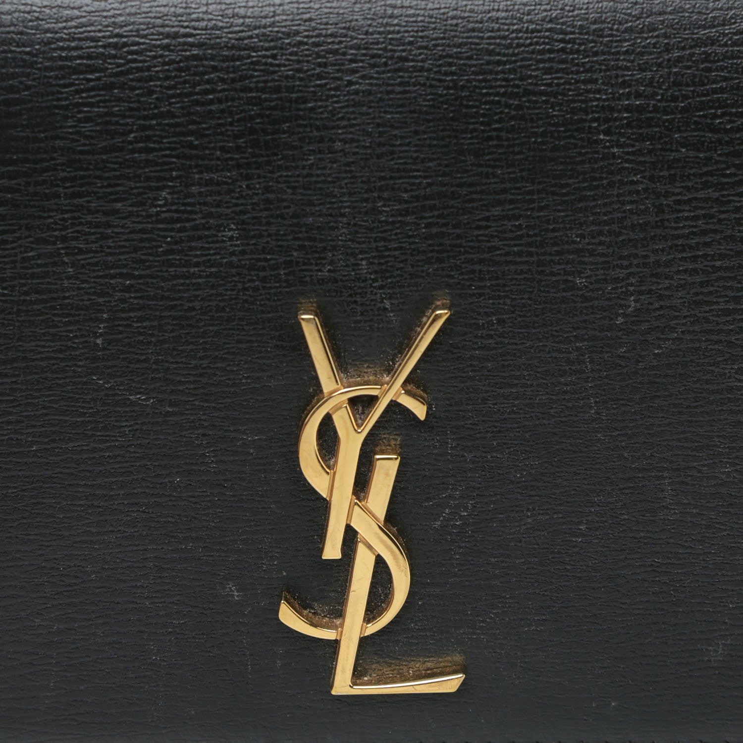 Saint Laurent Smooth Calfskin Monogram Phone Holder Crossbody Black 7 of 23