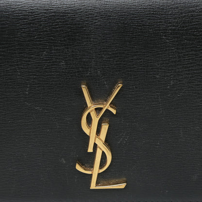 Saint Laurent Smooth Calfskin Monogram Phone Holder Crossbody Black 7 of 23
