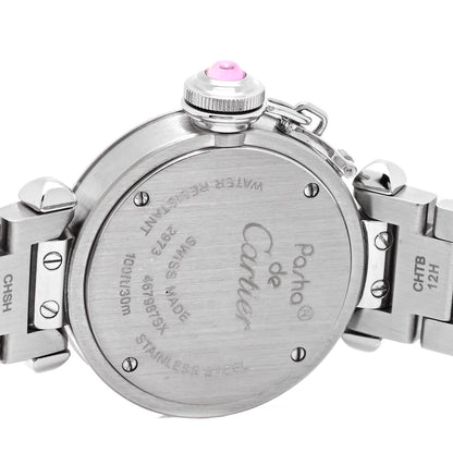 Cartier Stainless Steel 27mm Miss Pasha Quartz Watch Pink 4 of 5