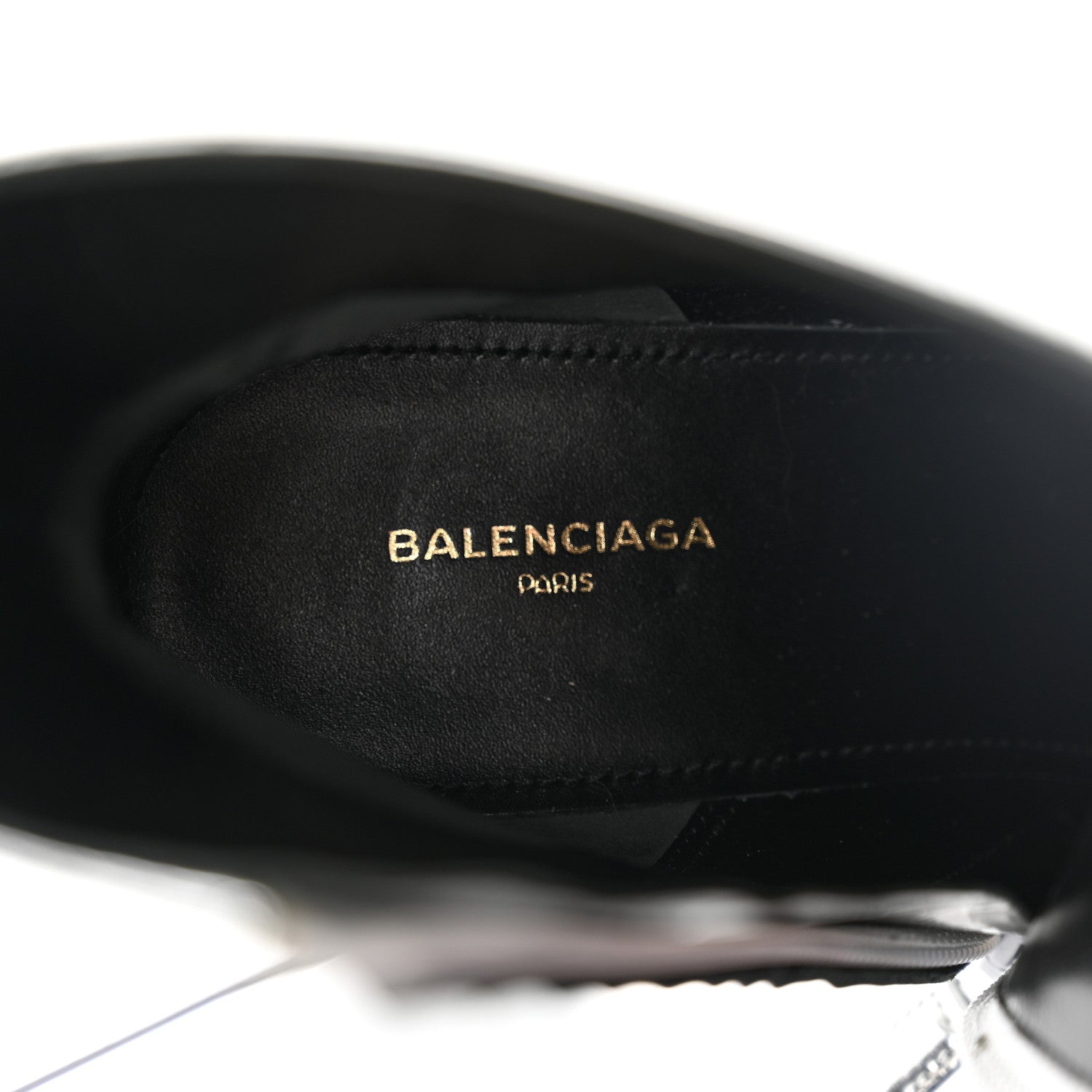 Balenciaga Miroir Calfskin Ankle Booties 36 Argent 7 of 12