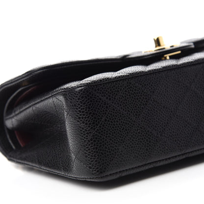 Chanel Caviar Quilted Small Double Flap Black 6 of 11