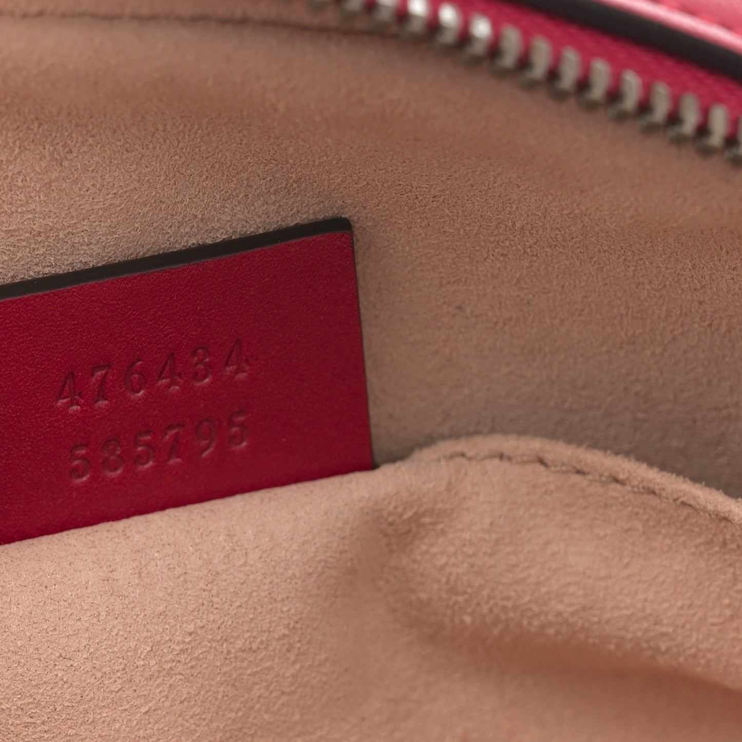 Calfskin Matelasse GG Marmont Belt Bag 95 38 Hibiscus Red
