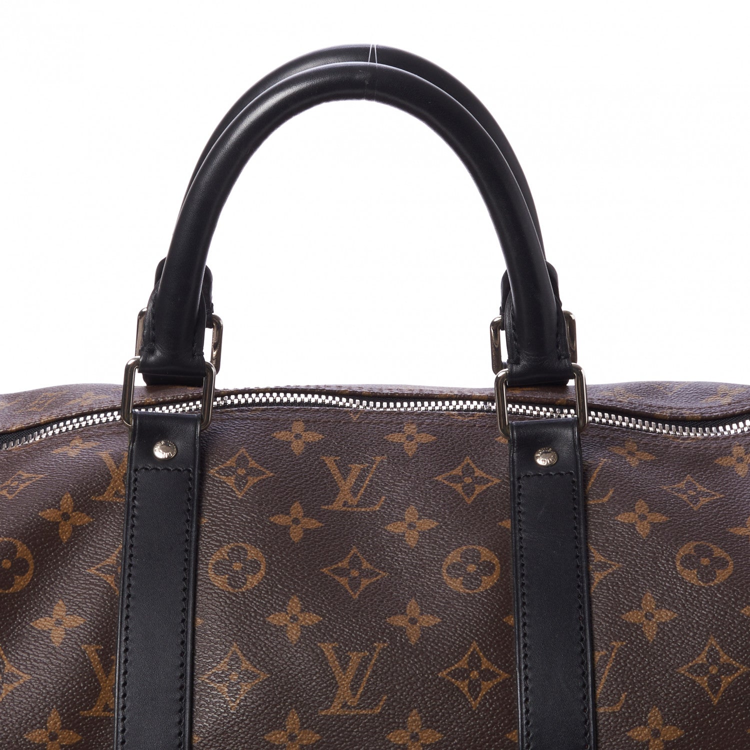 Louis Vuitton Monogram Macassar Keepall Bandouliere 55 8 of 10