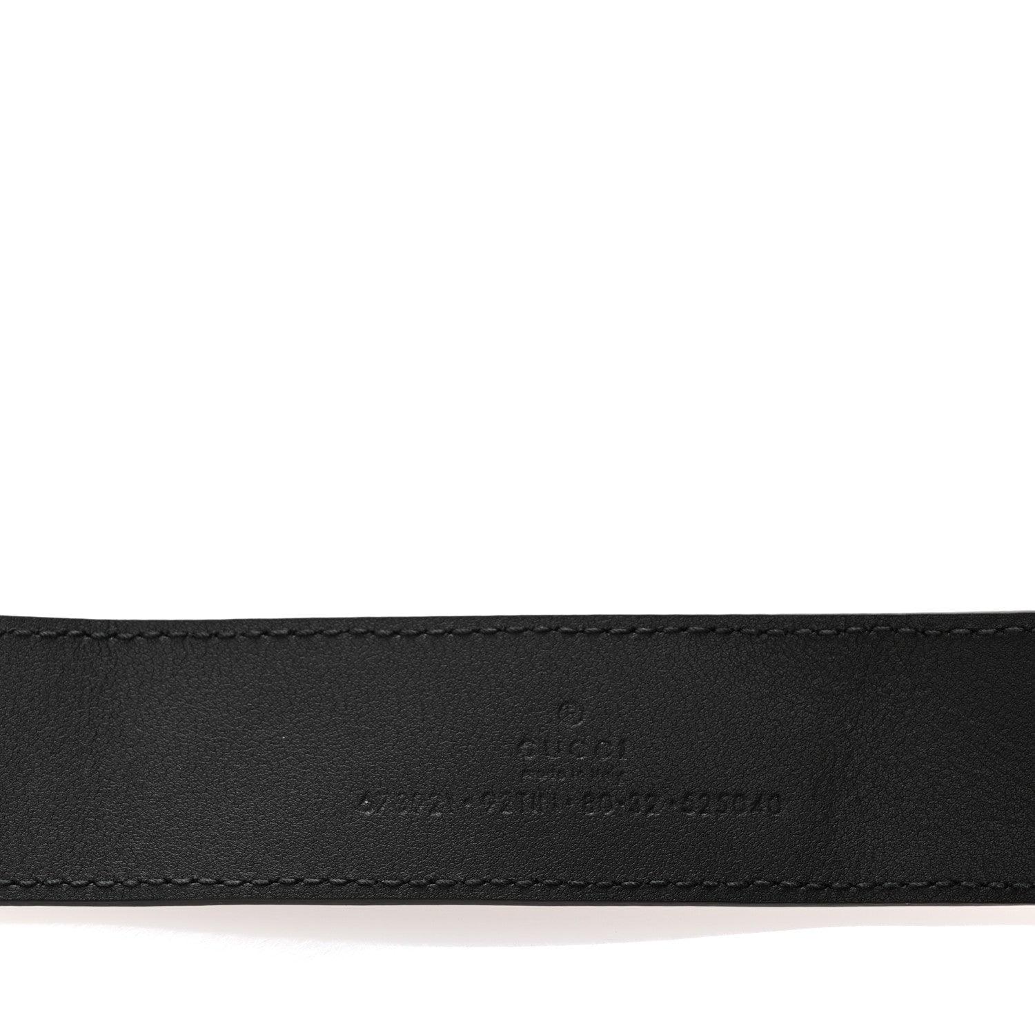 Gucci GG Supreme Monogram Plutone Calfskin 35mm Belt 80 32 Black 5 of 7