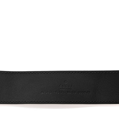 Gucci GG Supreme Monogram Plutone Calfskin 35mm Belt 80 32 Black 5 of 7