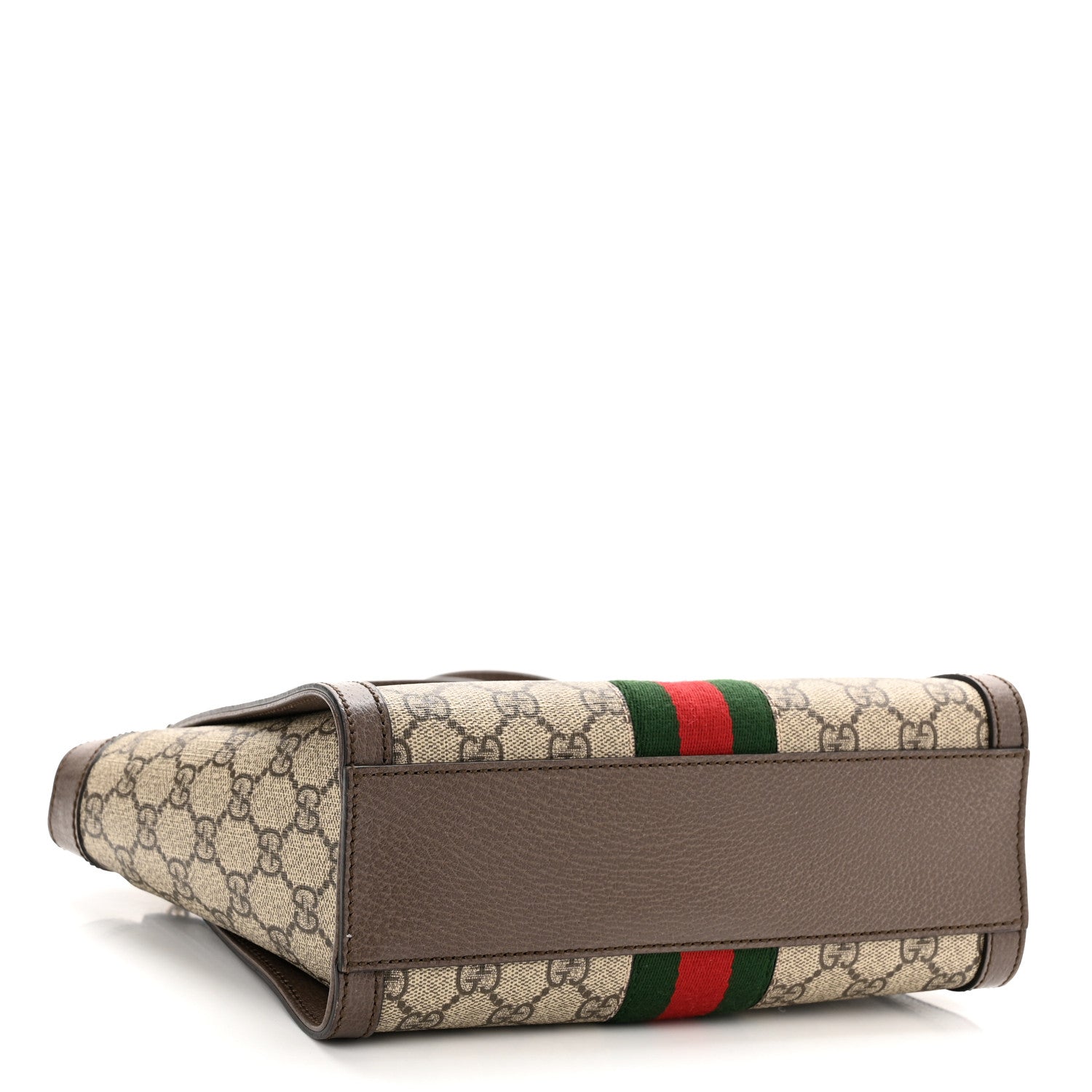 Gucci GG Supreme Monogram Small Ophidia Tote Bag Brown 4 of 10