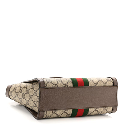 Gucci GG Supreme Monogram Small Ophidia Tote Bag Brown 4 of 10