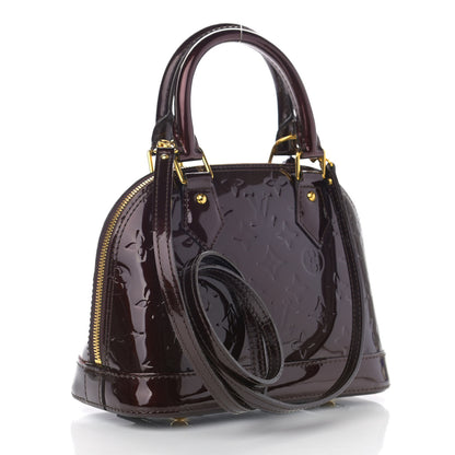 Louis Vuitton Vernis Alma BB Amarante 3 of 15