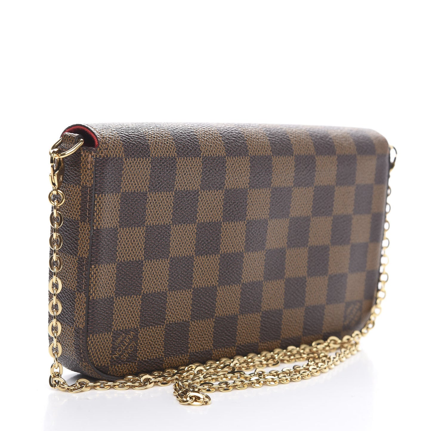 Damier Ebene Pochette Felicie Chain Wallet