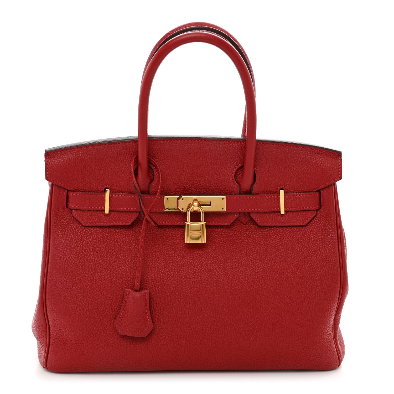 Hermes Togo BIRKIN 30 Rouge Garance 1 of 10