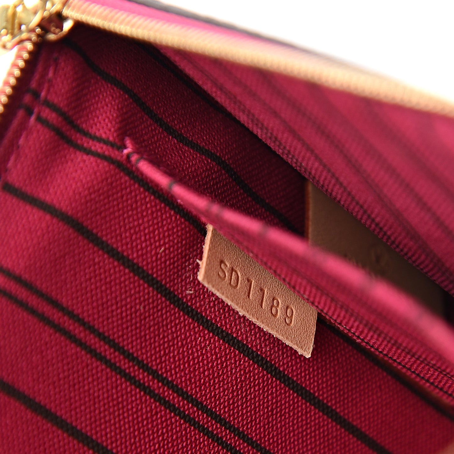 Monogram Neverfull MM GM Pochette Pivoine