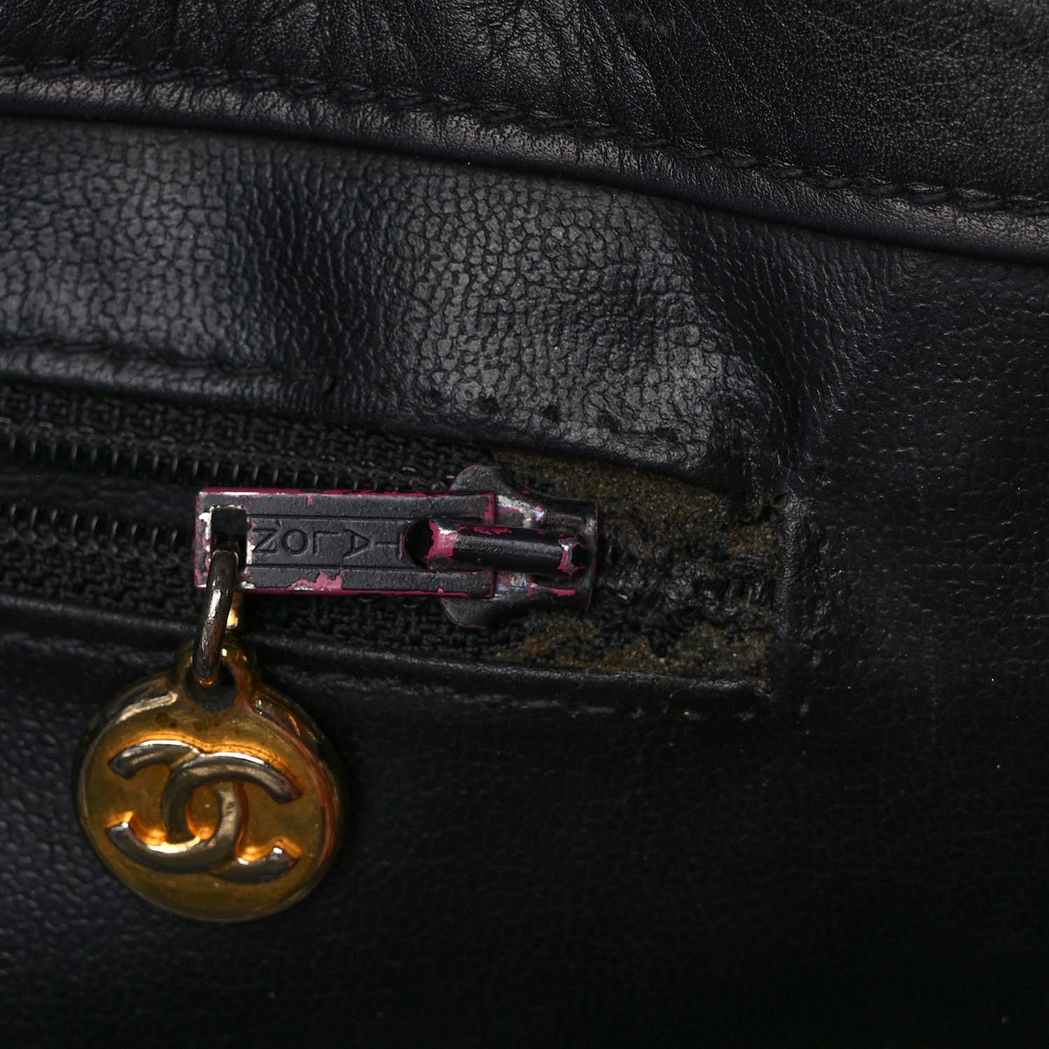 Chanel Aged Calfskin Quilted Messenger Bag Black 13 of 13