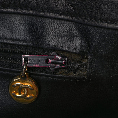 Chanel Aged Calfskin Quilted Messenger Bag Black 13 of 13