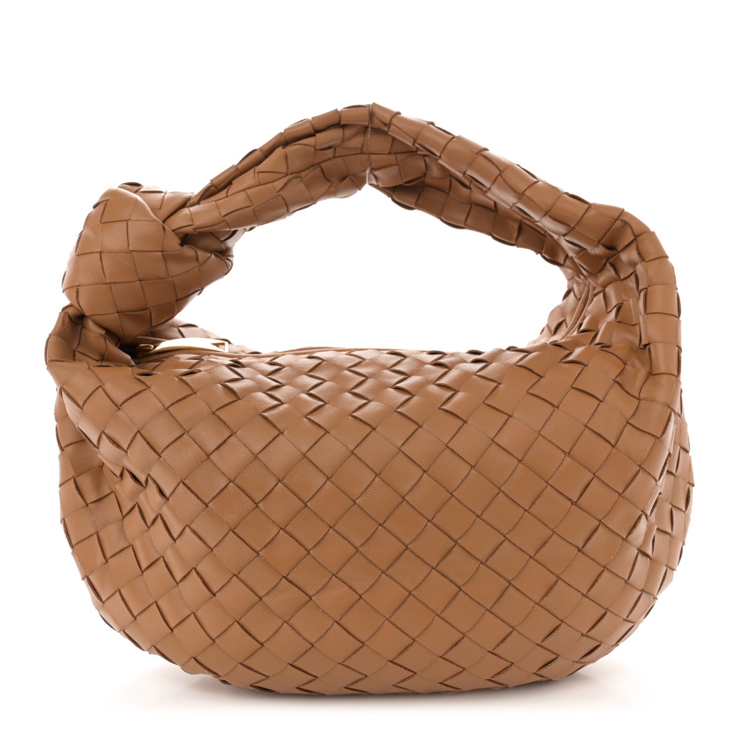 Bottega Veneta Nappa Intrecciato Teen Jodie Hobo Caramel 1 of 12