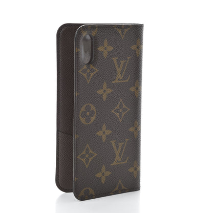 Louis Vuitton Monogram iPhone XS Max Folio Case 3 of 9