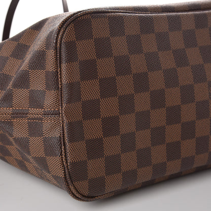 Louis Vuitton Damier Ebene Neo Neverfull MM Rose Ballerine 12 of 13