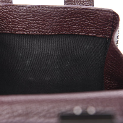 3.1 Phillip Lim 3.1 Textured Calfskin Mini Pashli Satchel Burgundy 8 of 10