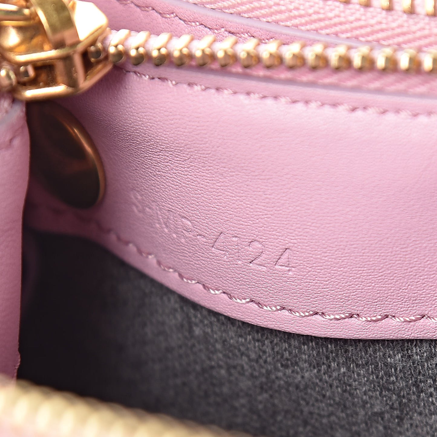Lambskin Small Trio Crossbody Bag Antique Rose