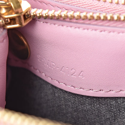 Celine Lambskin Small Trio Crossbody Bag Antique Rose 9 of 19