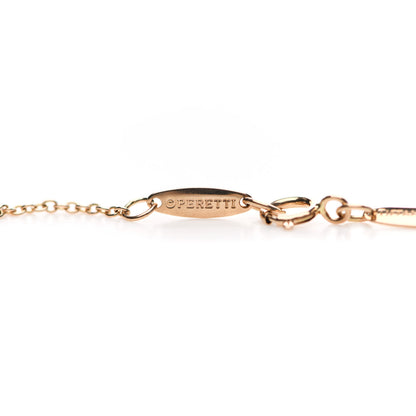 Tiffany 18K Rose Gold Diamond .03ct Elsa Peretti Diamonds by the Yard Pendant Necklace 7 of 7