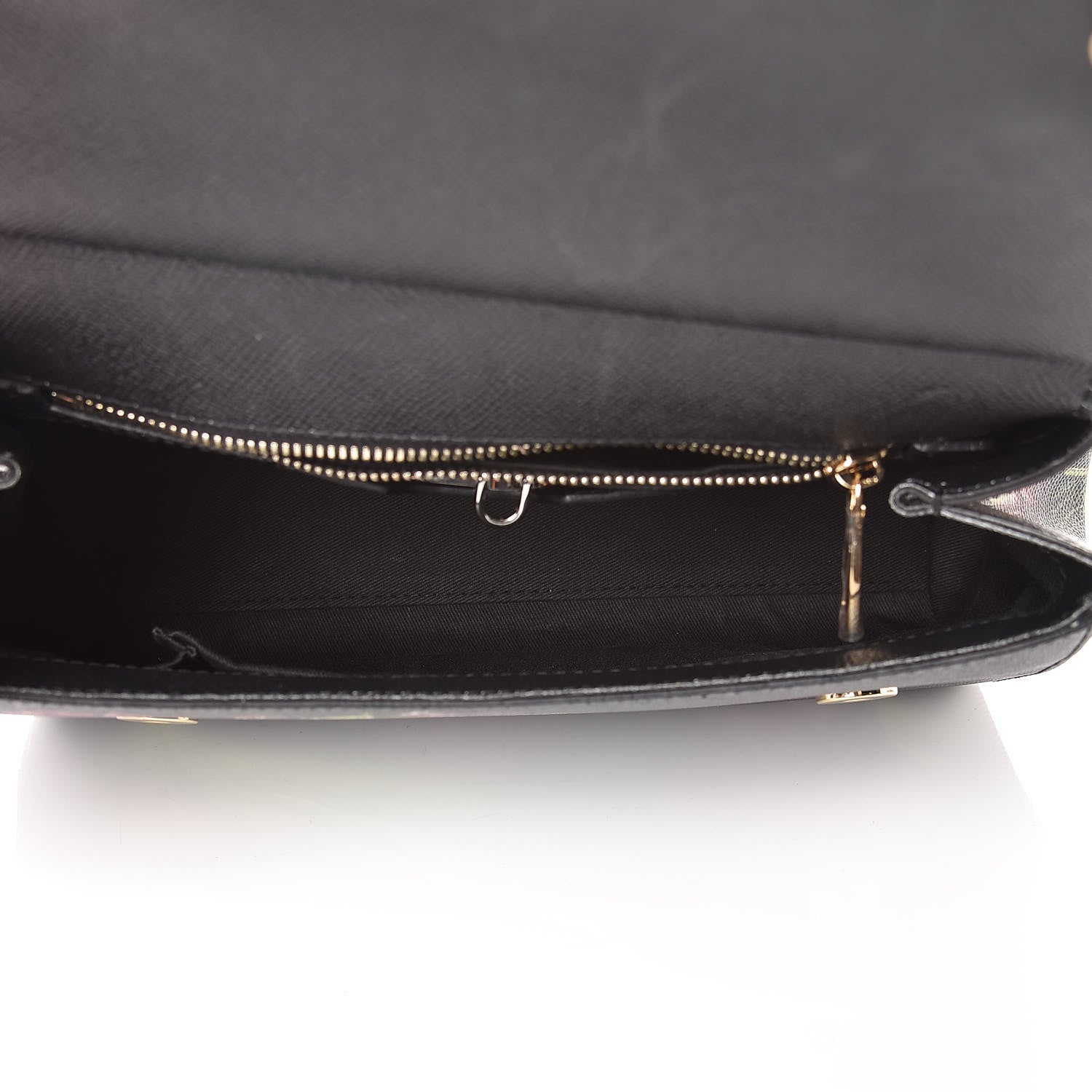 Dolce & Gabbana Dauphine Tulip Print Medium Miss Sicily Satchel Black 6 of 9