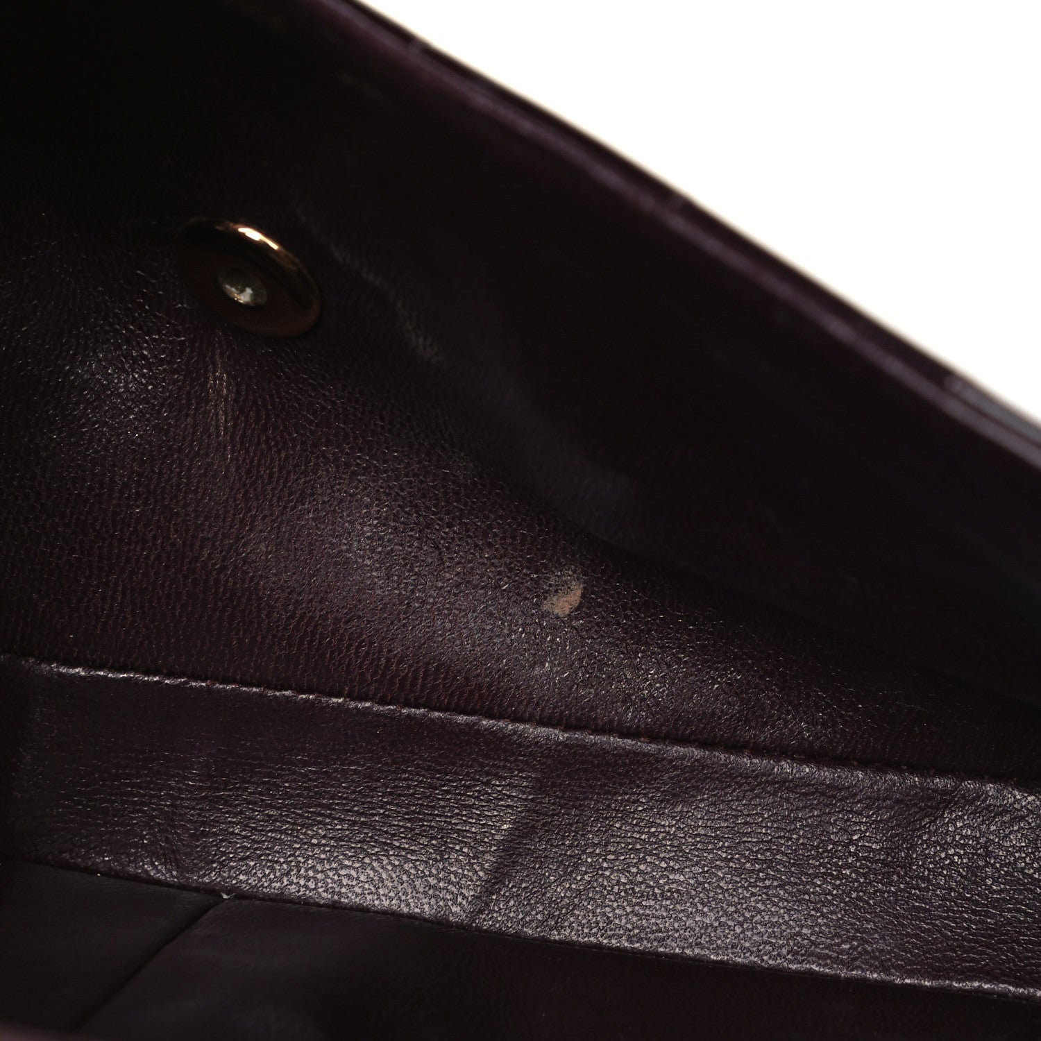 Chanel Patent East West Chocolate Bar Flap Burgundy 5 of 13