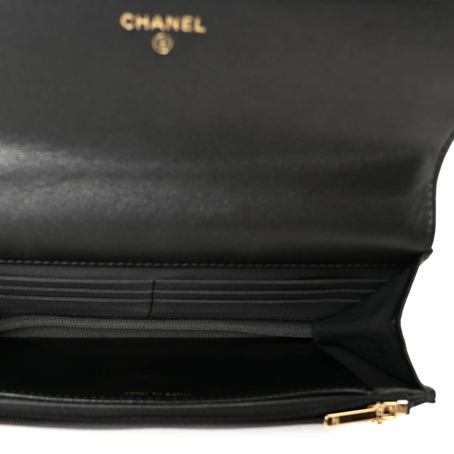 Chanel Pearly Lambskin Quilted Charms Wallet On Chain WOC Black 5 of 11