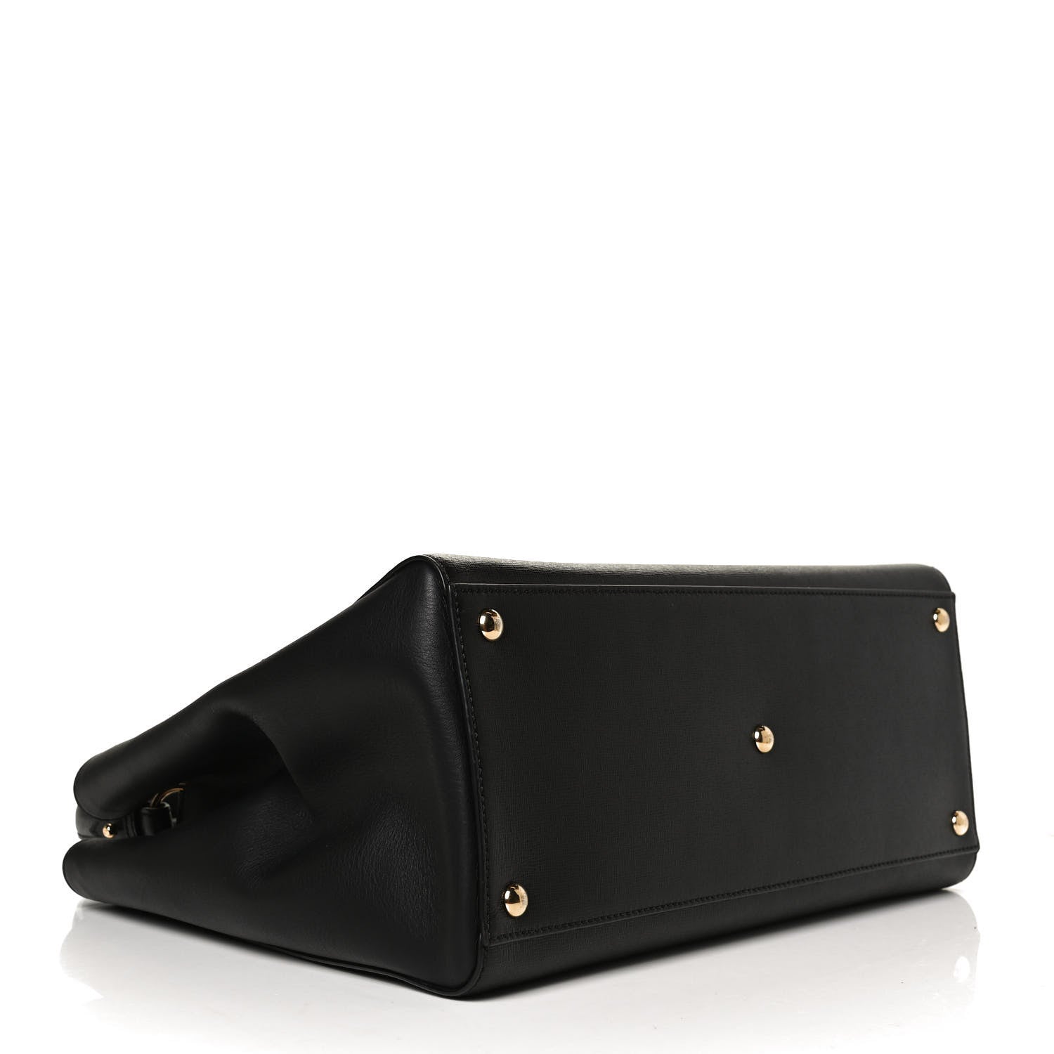 Fendi Vitello Elite Regular 2Jours Tote Black 4 of 11