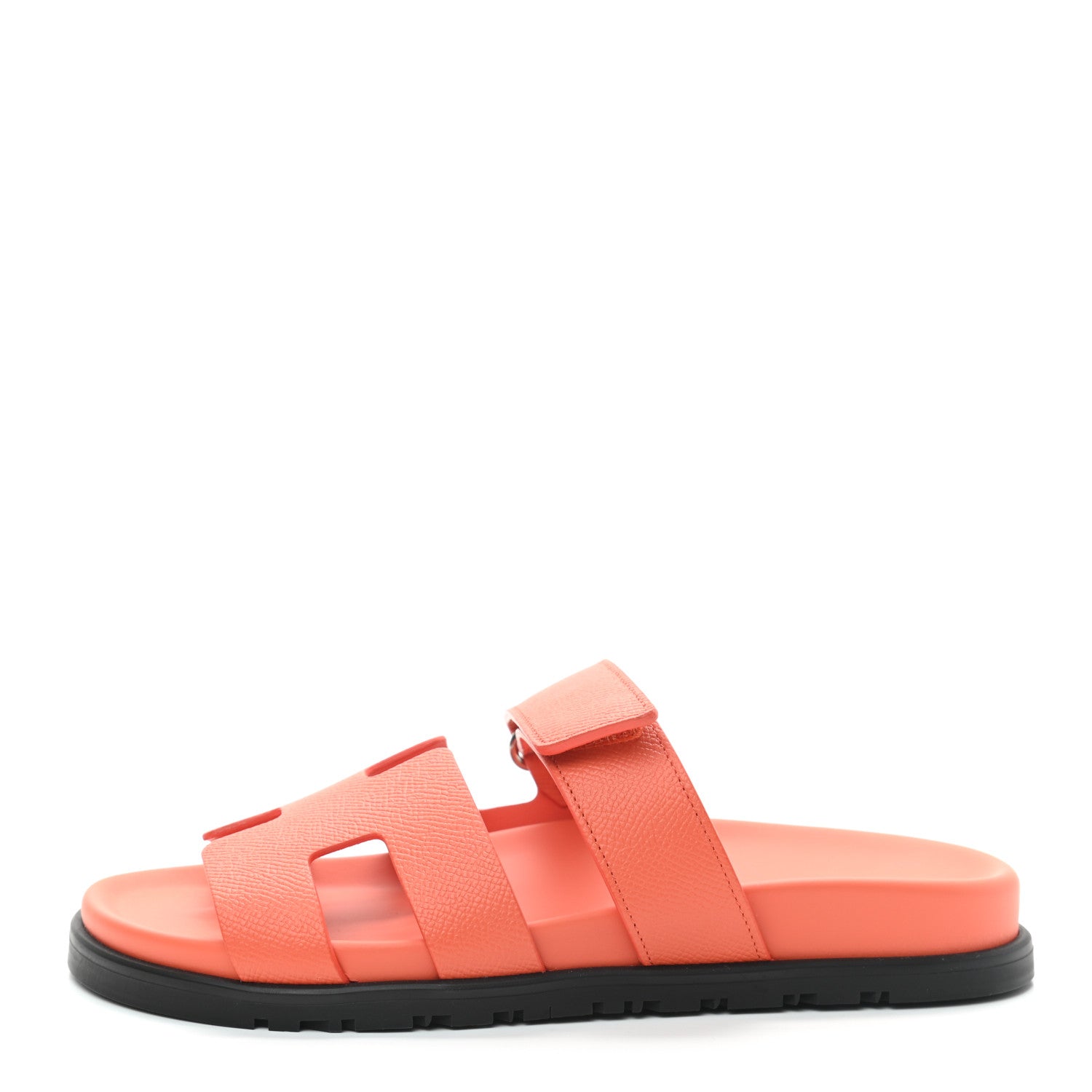Hermes Epsom Womens Chypre Sandals 38 Rose Sorbet 1 of 7