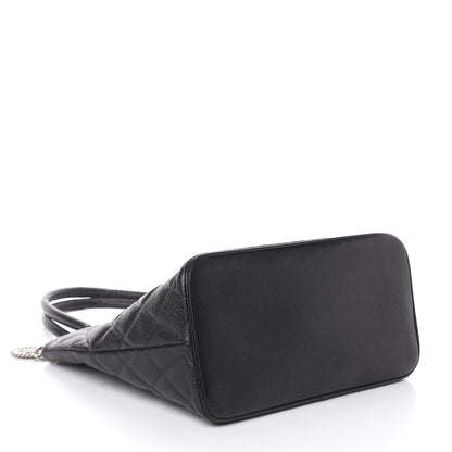 Chanel Caviar Quilted Medallion Tote Black 3 of 8