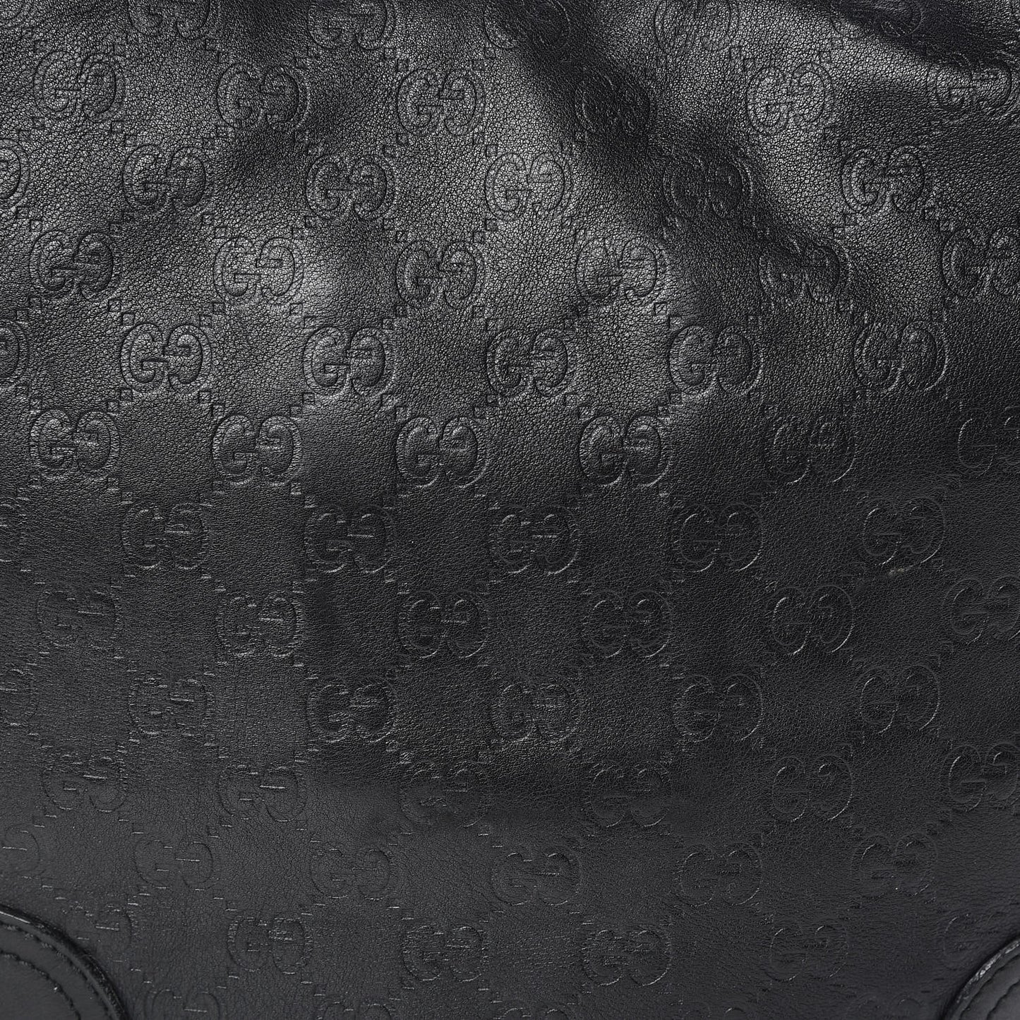 Guccissima Large Princy Hobo Black
