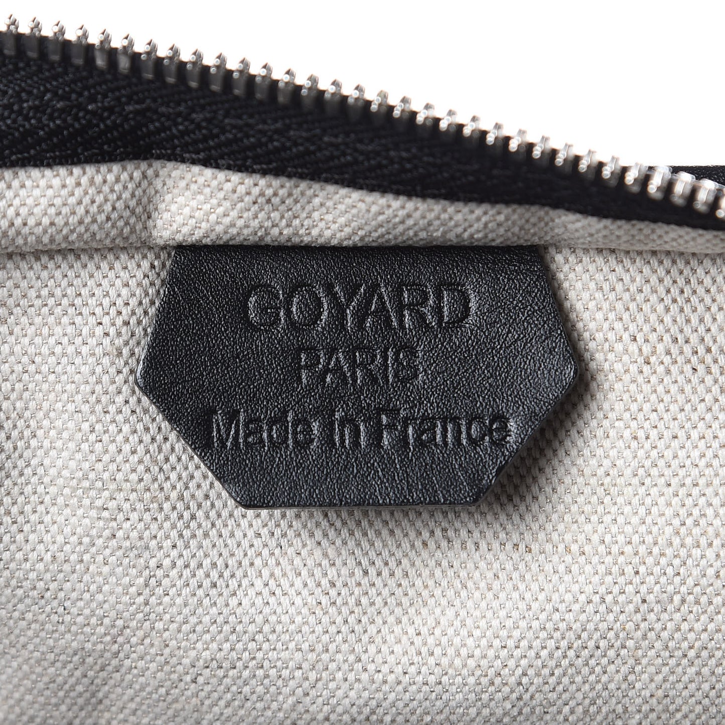 Goyardine Fidji Zip Hobo Black