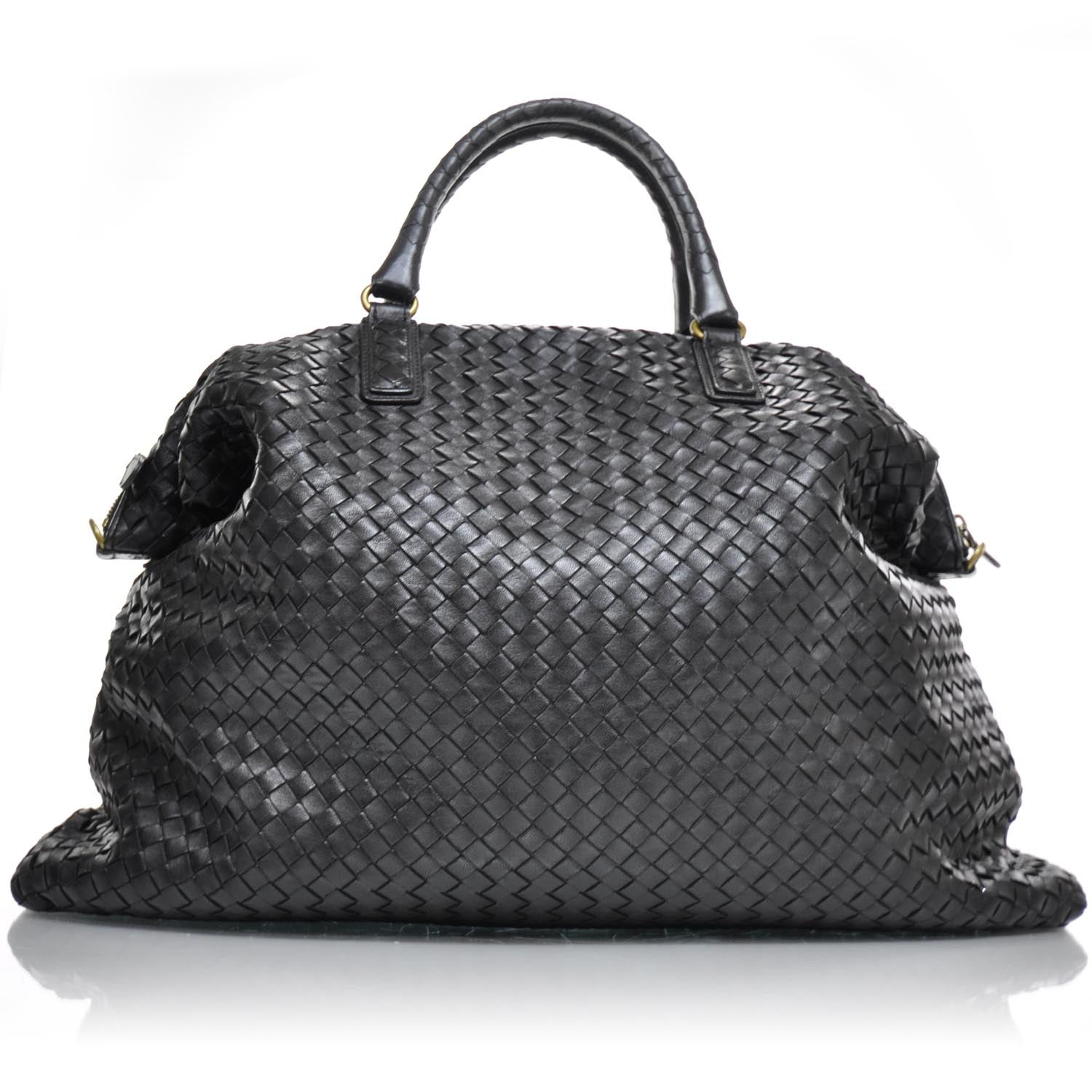 Bottega Veneta Nappa Intrecciato Convertible Bag Nero Black 1 of 10