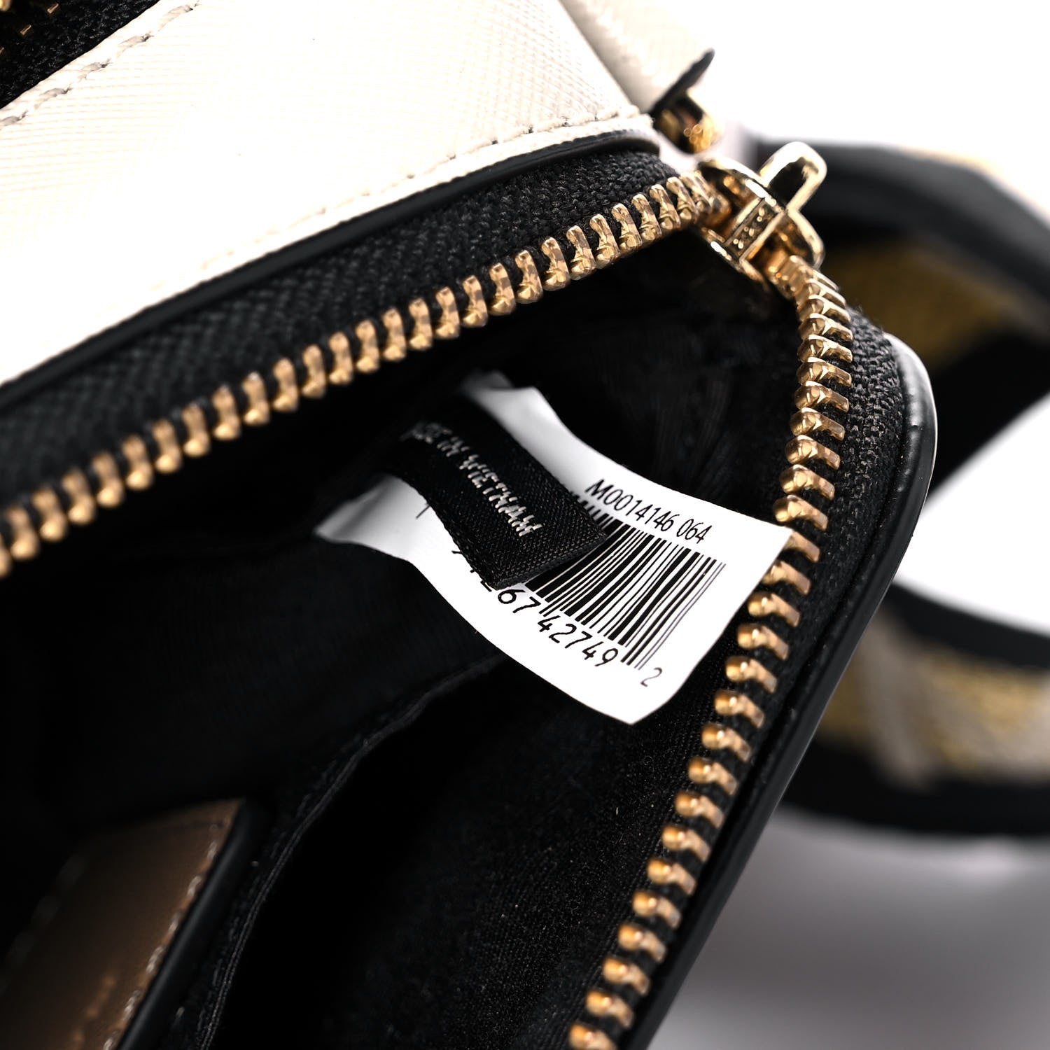 Marc Jacobs Saffiano Small Snapshot Camera Bag Sandcastle 7 of 12